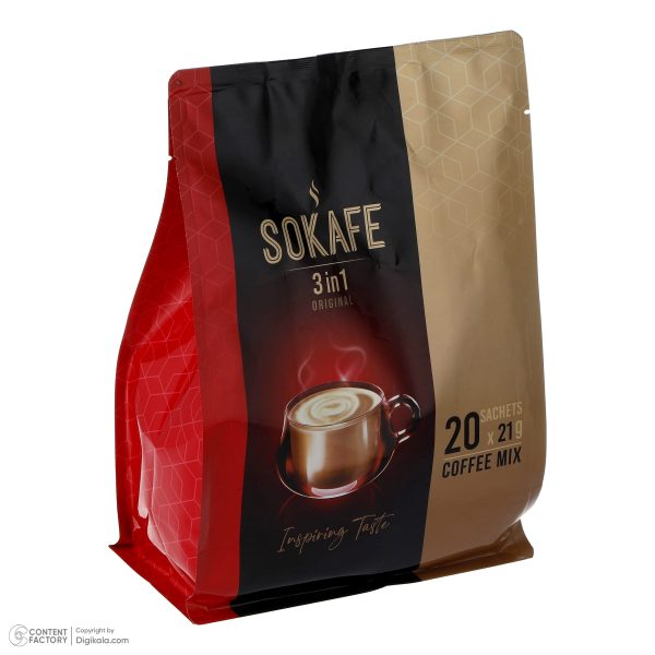 کافی میکس سوکافه - 21 گرم بسته 20 عددی